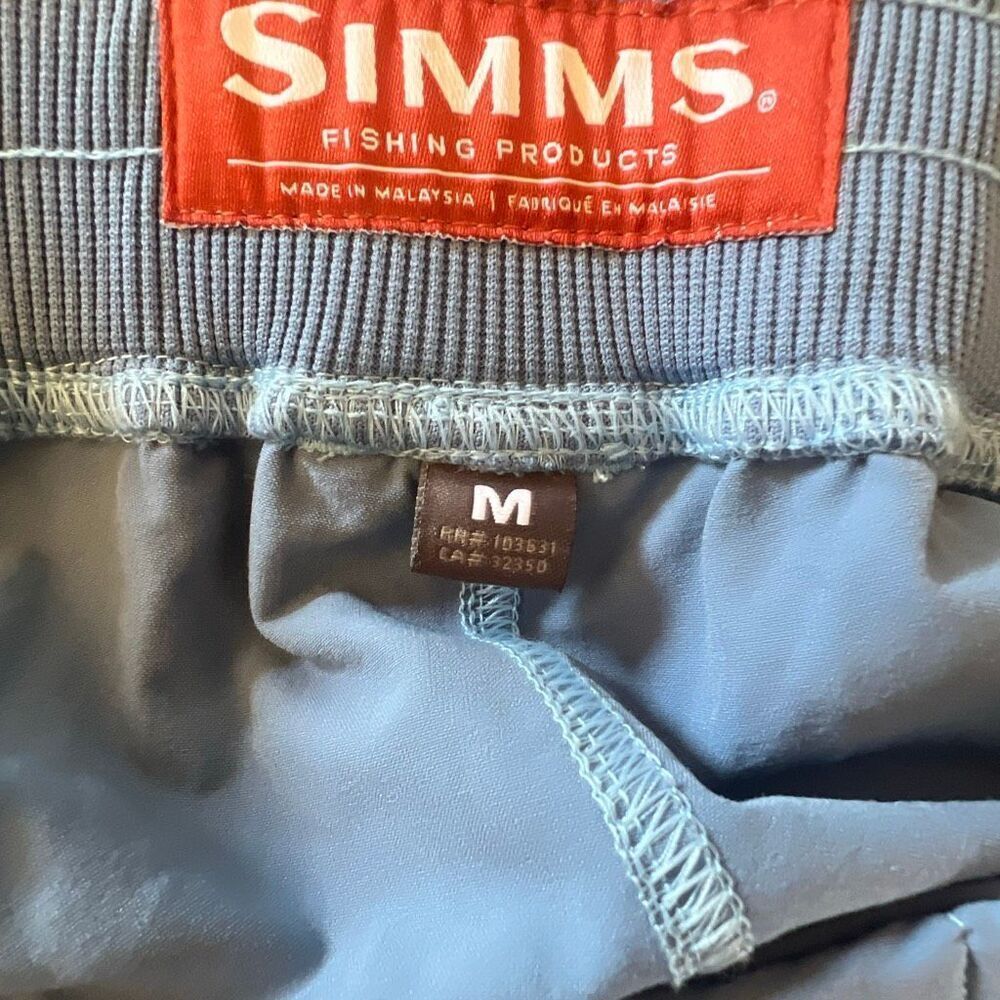 Simms Drifter Fishing Shorts Sky Blue Size Medium - Picture 5 of 7